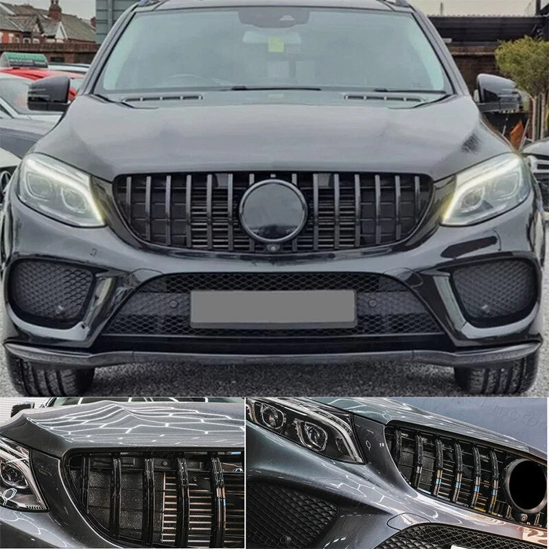 Black Front Grille for W166/C166 GLE Class 2016-2019