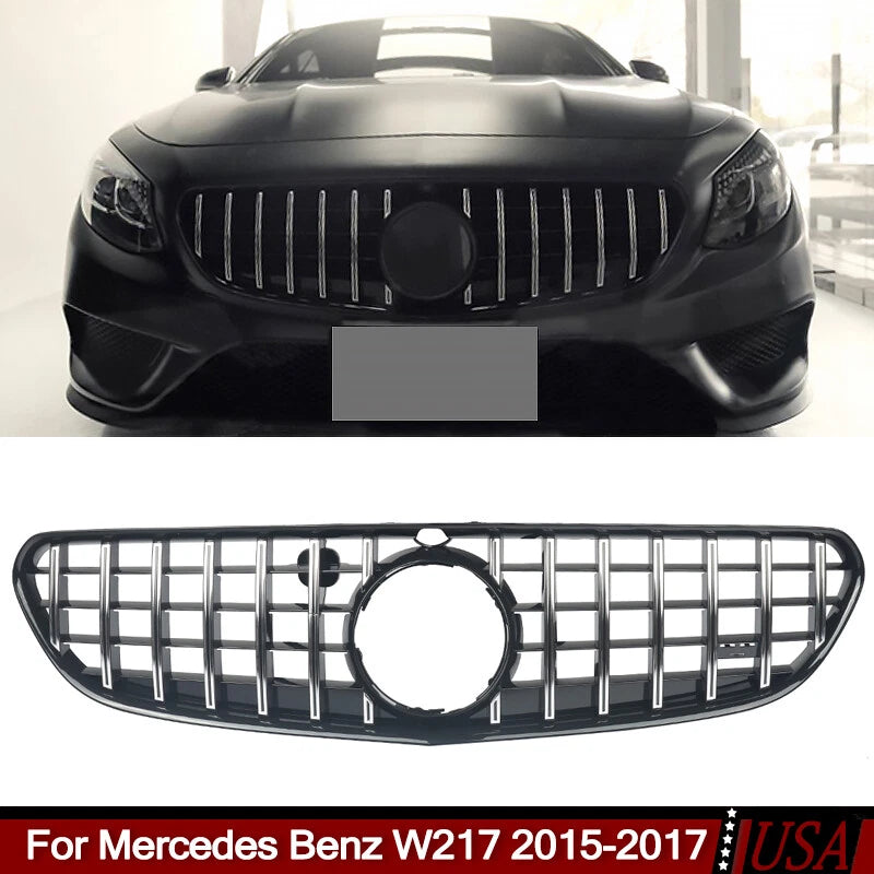 Chrome Front Grille for W217 S Class Coupe 2015-2017