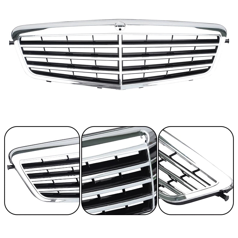 Chrome Front Grille for W212 E Class 2010-2013