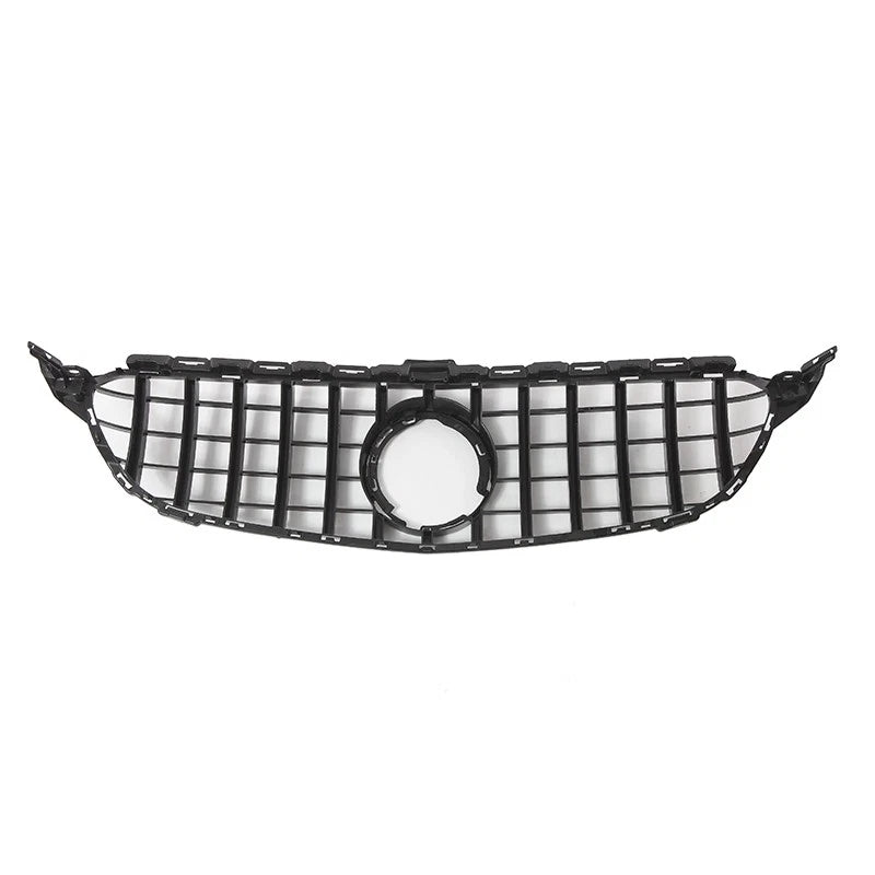 Black Front Grille with LED Emblem for W205 C Class 2019-2021