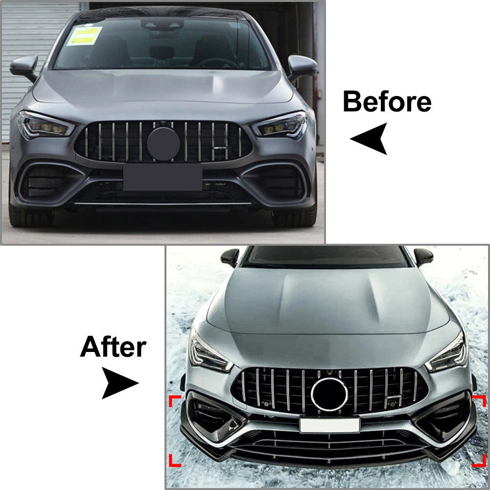 Carbon Fiber Front Splitter for C118 CLA Class 2019-2022