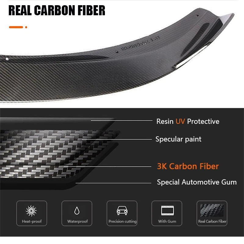 Carbon Fiber Front Splitter for C190 GT Class 2016-2018