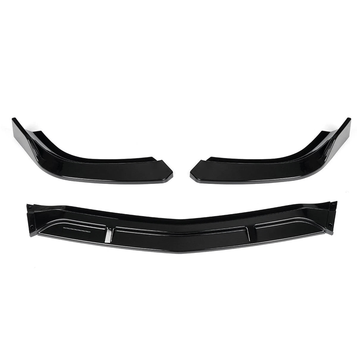 Gloss Black Front Splitter for W204 C Class 2008-2014