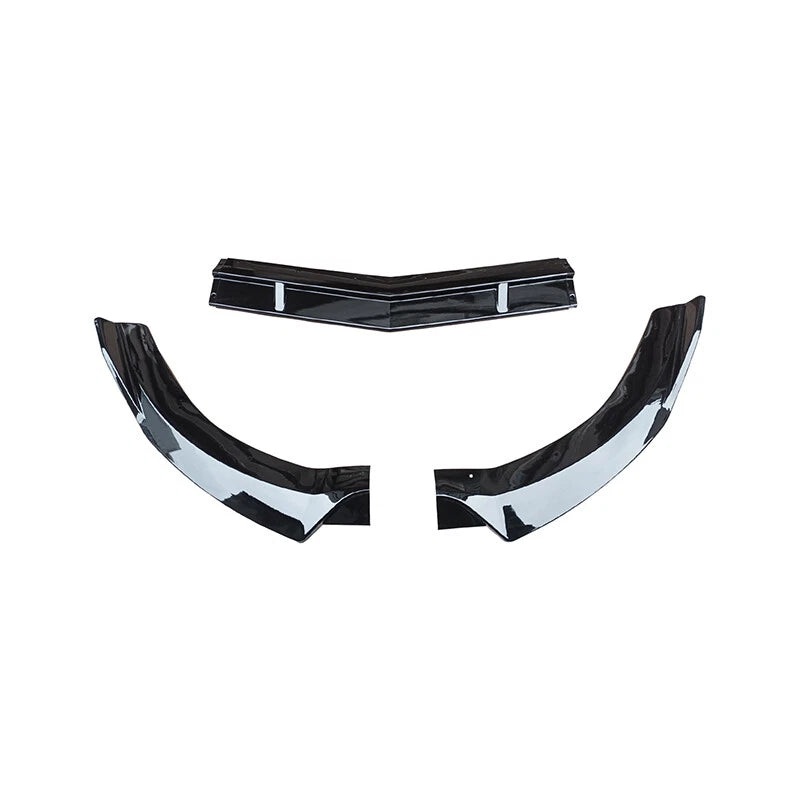 Gloss Black Front Splitter for W218 CLS Class 2015-2018