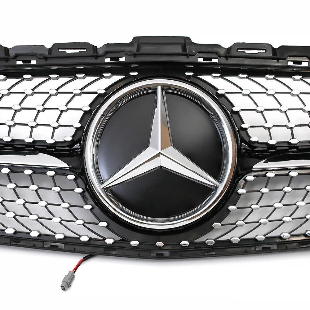 Stars Grille with LED Emblem for W205 C Class 2015-2018