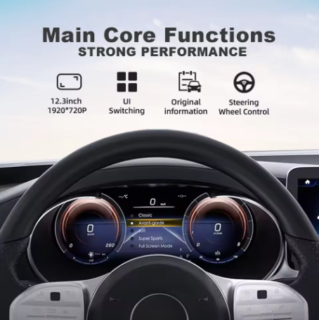 Digital Dashboard for C117 CLA Class 2015-2018