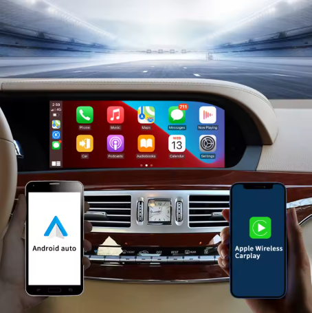 10.25in Apple CarPlay & Android auto screen upgrade for W221 and W222 S Class 2005-2013
