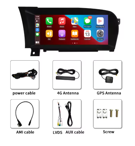 10.25in Apple CarPlay & Android auto screen upgrade for W221 and W222 S Class 2005-2013