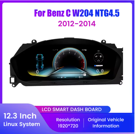 Digital Dashboard for W204 C Class 2012-2014