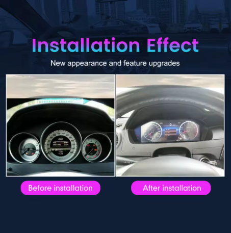 Digital Dashboard for W204 C Class 2012-2014