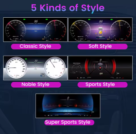 Digital Dashboard for W204 C Class 2012-2014