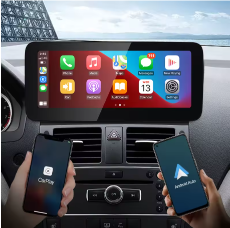 12.3in Apple CarPlay & Android Auto Screen Upgrade for W204 C Class