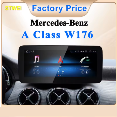 12.3in Apple CarPlay & Android Auto Screen Upgrade for W176 A Class