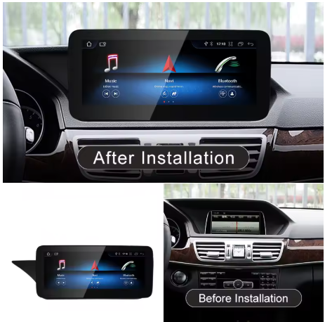 12.3in Apple CarPlay & Android Auto Screen Upgrade for W212 E Class
