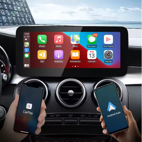 12.3in Apple CarPlay & Android Auto Screen Upgrade for W205 C Class and X253/C253 GLC Class