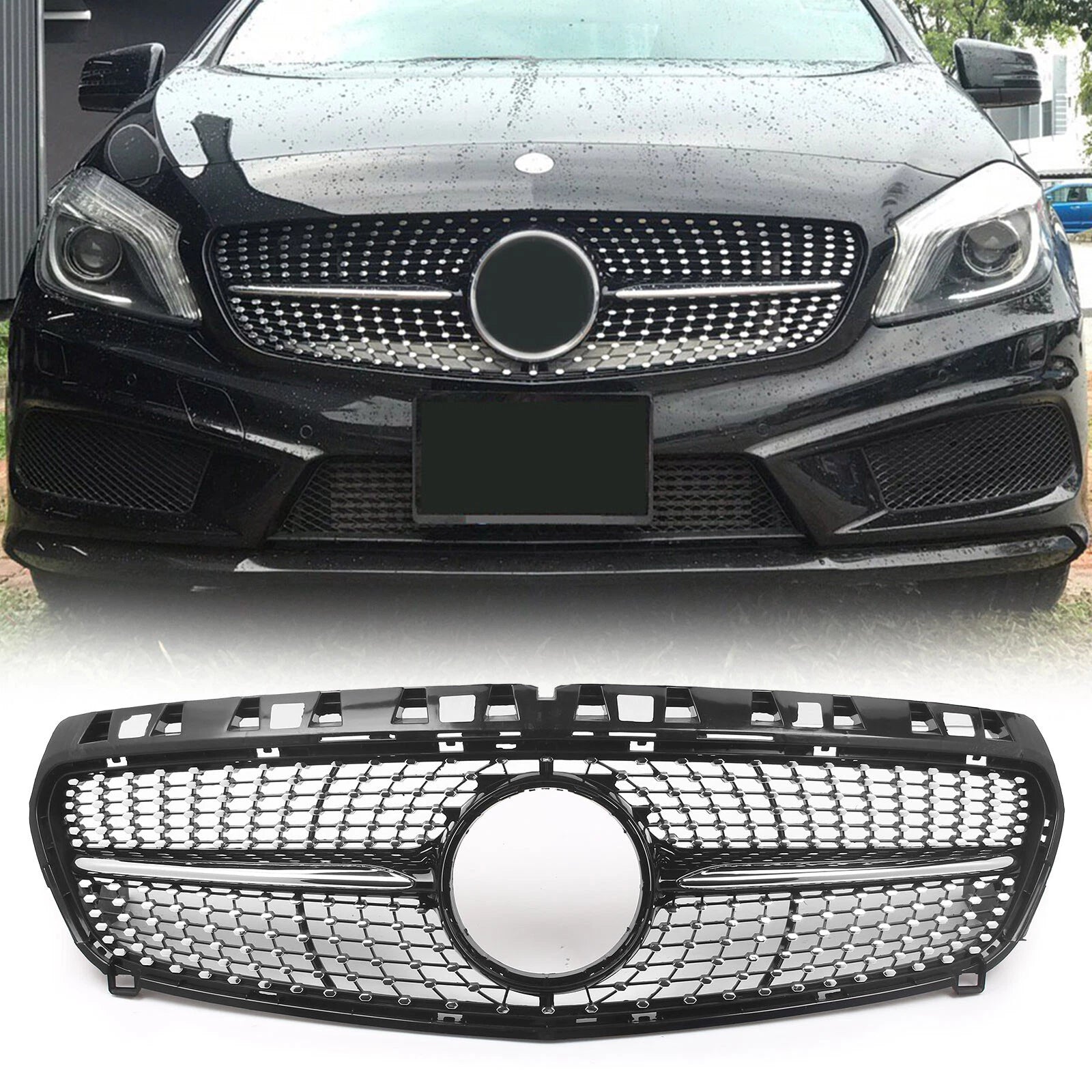 Stars Front Grille for W176 A Class 2013-2015