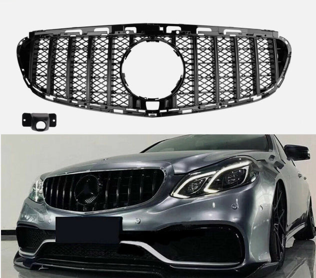 Black Front Grille for W212 E Class 2014-2016